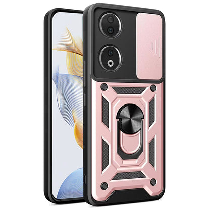 Husa de protectie Techsuit CamShield Series compatibila cu Honor 90, acoperire spate, rose gold