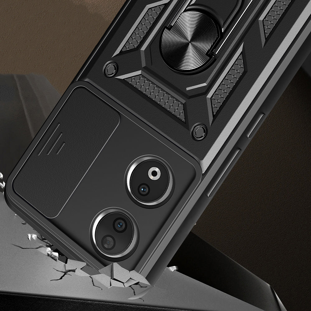 Husa de protectie Techsuit CamShield Series compatibila cu Honor 90, acoperire spate, rose gold