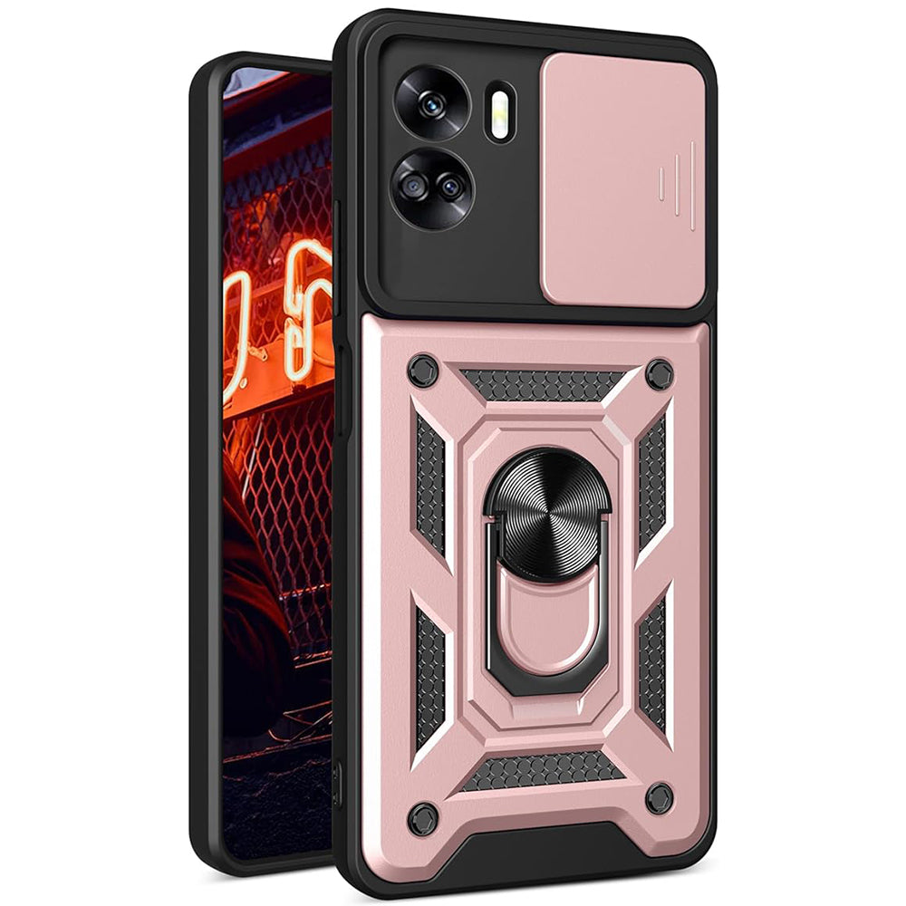 Husa de protectie Techsuit CamShield Series compatibila cu Honor 90 Lite, acoperire spate, rose gold