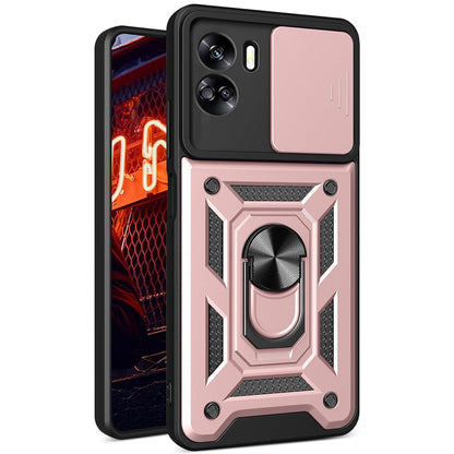 Husa de protectie Techsuit CamShield Series compatibila cu Honor 90 Lite, acoperire spate, rose gold