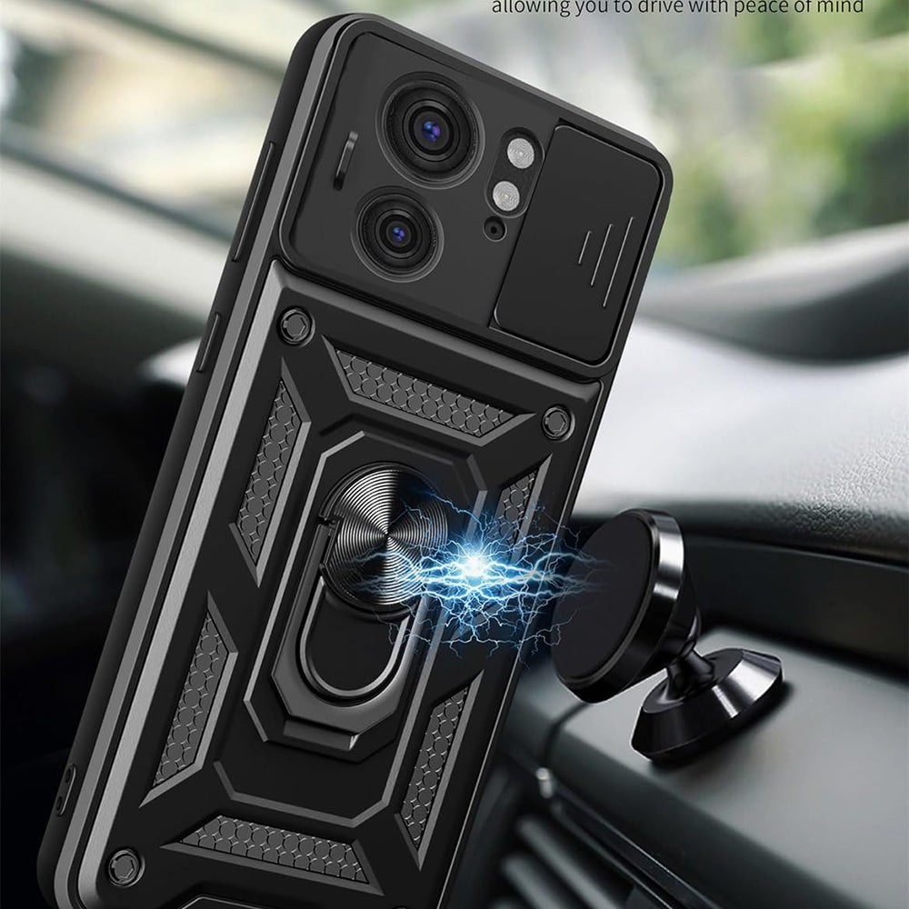 Husa de protectie Techsuit CamShield Series compatibila cu Motorola Edge (2023), acoperire spate, verde