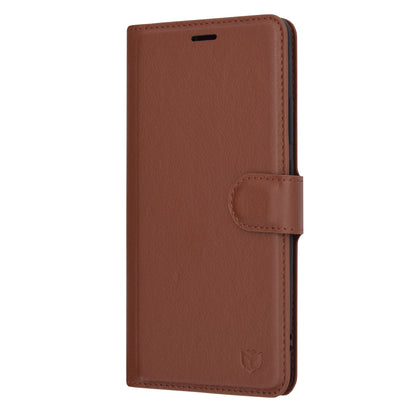 Husa de protectie Techsuit Leather Folio compatibila cu Huawei Mate 10 Pro, acoperire spate, maro
