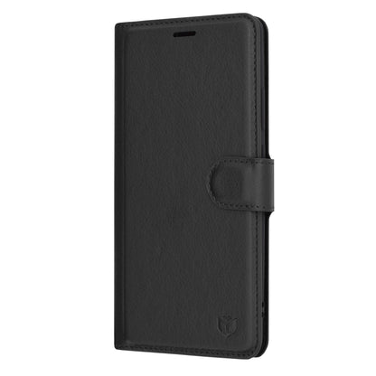 Husa de protectie Techsuit Leather Folio compatibila cu Huawei Mate 10 Pro, acoperire spate, negru