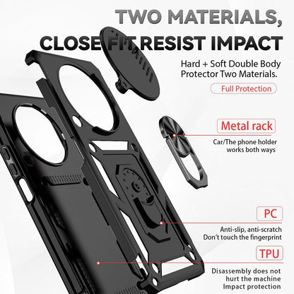 Husa de protectie Techsuit CamShield Series compatibila cu Honor Magic5 Pro, acoperire spate, rose gold