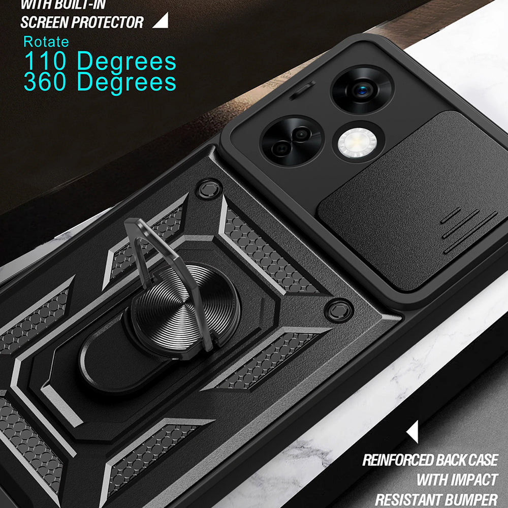 Husa de protectie Techsuit CamShield Series compatibila cu OnePlus Nord CE 3 Lite, acoperire spate, verde
