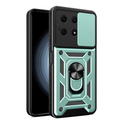 Husa de protectie Techsuit CamShield Series compatibila cu Honor X8a, acoperire spate, verde