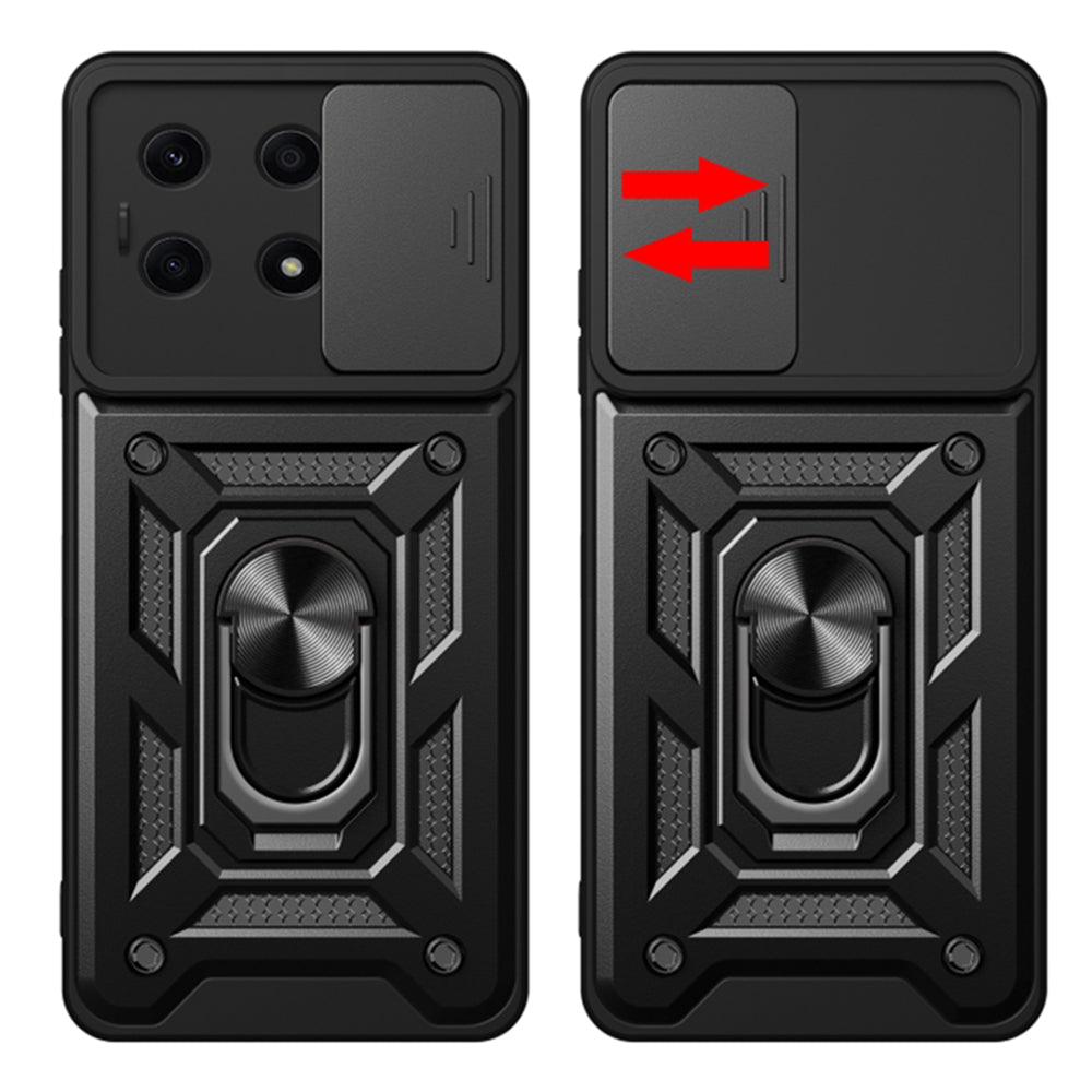 Husa de protectie Techsuit CamShield Series compatibila cu Honor X8a, acoperire spate, verde