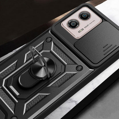 Husa de protectie Techsuit CamShield Series compatibila cu Motorola Moto G53, acoperire spate, verde
