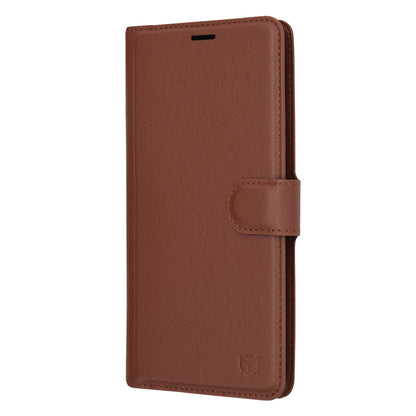 Husa de protectie Techsuit Leather Folio compatibila cu Huawei Mate 20 Lite, acoperire spate, maro