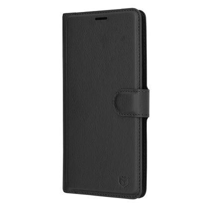 Husa de protectie Techsuit Leather Folio compatibila cu Huawei Mate 20 Lite, acoperire spate, negru