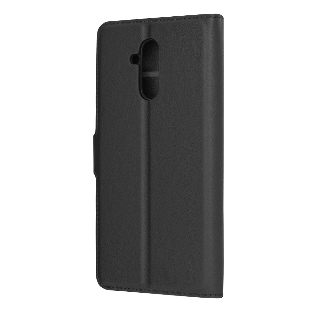 Husa de protectie Techsuit Leather Folio compatibila cu Huawei Mate 20 Lite, acoperire spate, negru