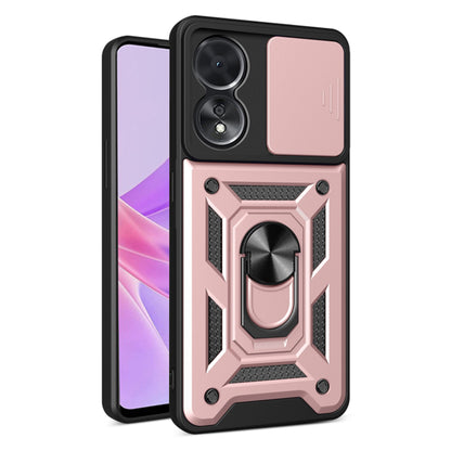 Husa de protectie Techsuit CamShield Series compatibila cu Oppo A58 5G, acoperire spate, rose gold