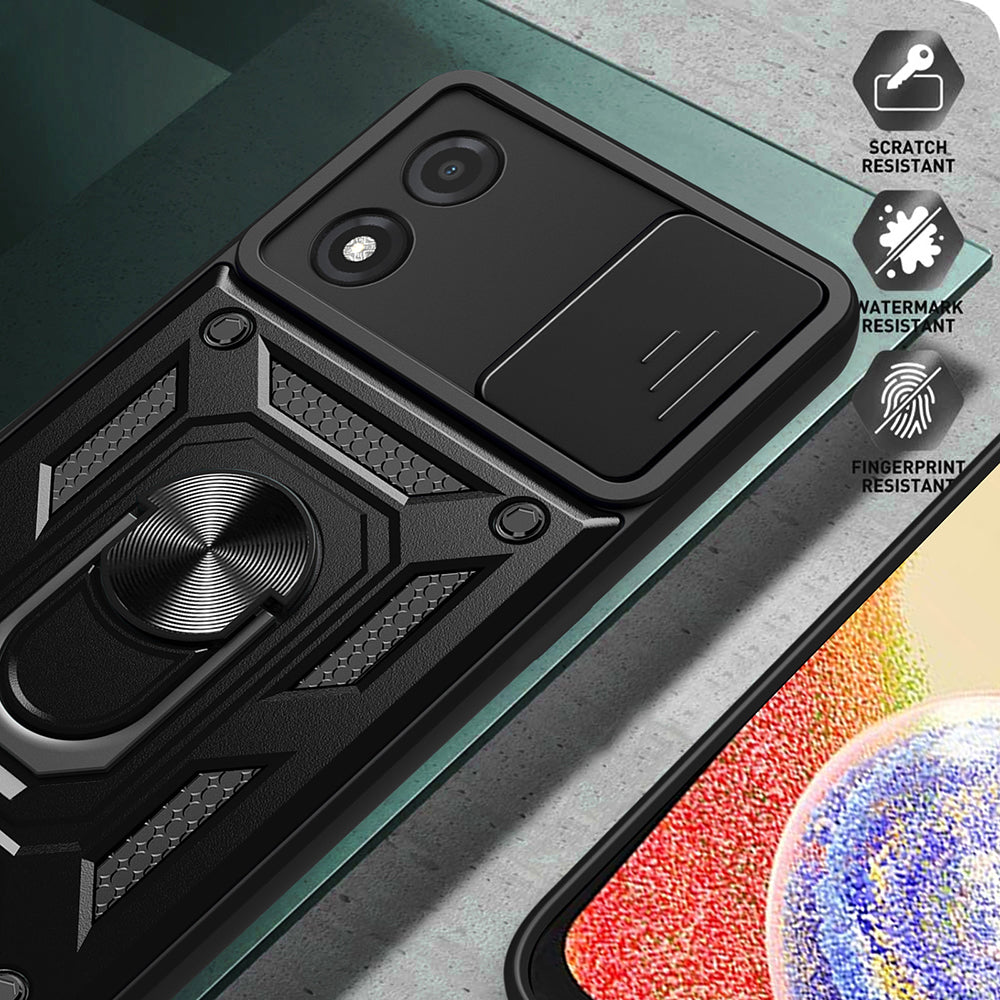 Husa de protectie Techsuit CamShield Series compatibila cu Motorola Moto E13, acoperire spate, rose gold