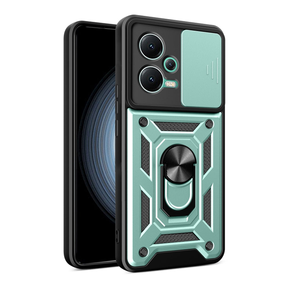 Husa de protectie Techsuit CamShield Series compatibila cu Xiaomi Redmi Poco X5, acoperire spate, verde