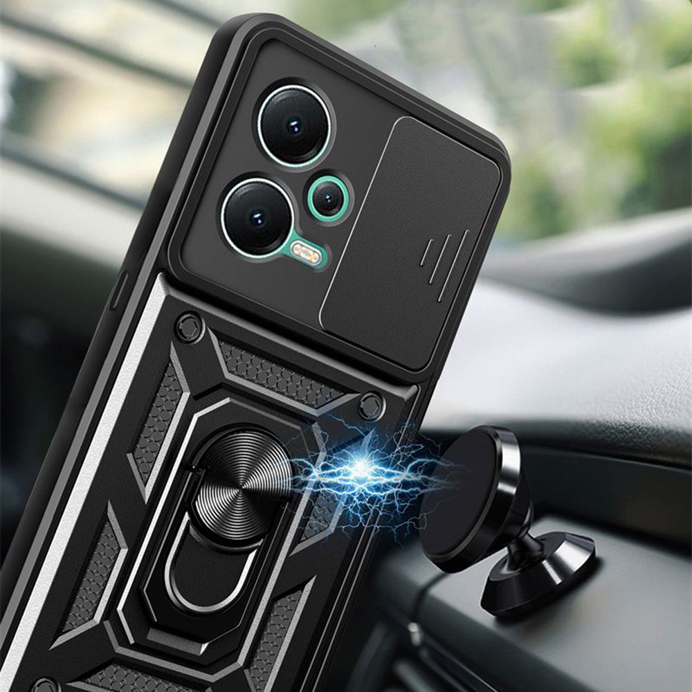 Husa de protectie Techsuit CamShield Series compatibila cu Xiaomi Redmi Note 12 5G, acoperire spate, verde