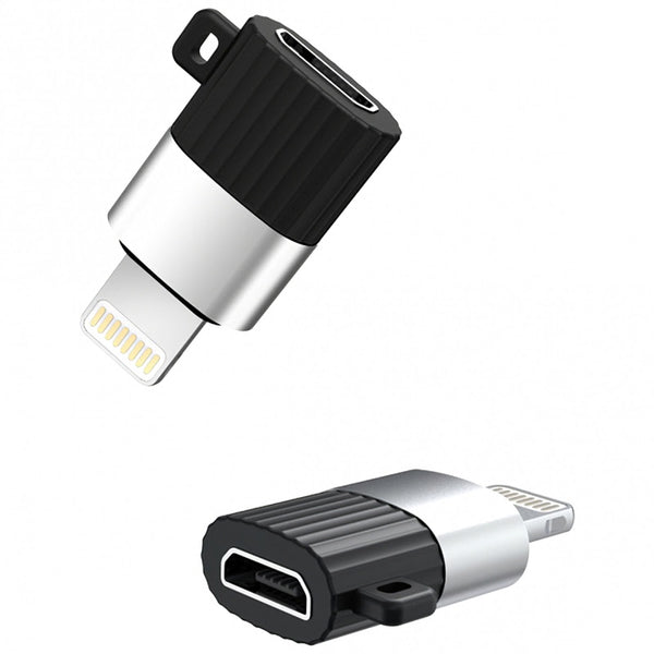 Adaptor OTG Tip C - Lightning  (Negru) XO Design NB149-D