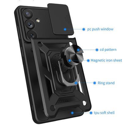 Husa de protectie Techsuit CamShield Series compatibila cu Samsung Galaxy A54, acoperire spate, rose gold