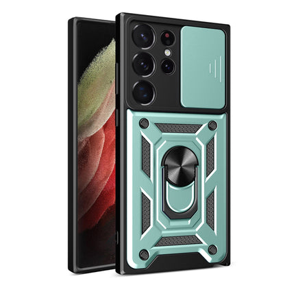 Husa de protectie Techsuit CamShield Series compatibila cu Samsung Galaxy S23 Ultra, acoperire spate, verde