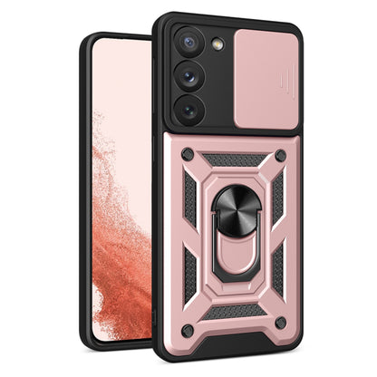 Husa de protectie Techsuit CamShield Series compatibila cu Samsung Galaxy S23 Plus, acoperire spate, rose gold
