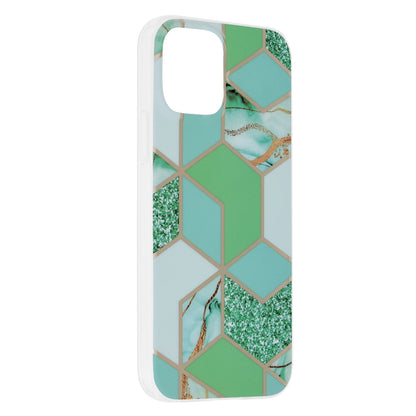 Husa de protectie Techsuit Marble Series compatibila cu Apple iPhone 12 Pro, acoperire spate, Green Hex