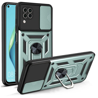 Husa de protectie Techsuit CamShield Series compatibila cu Huawei P40 Lite, acoperire spate, verde