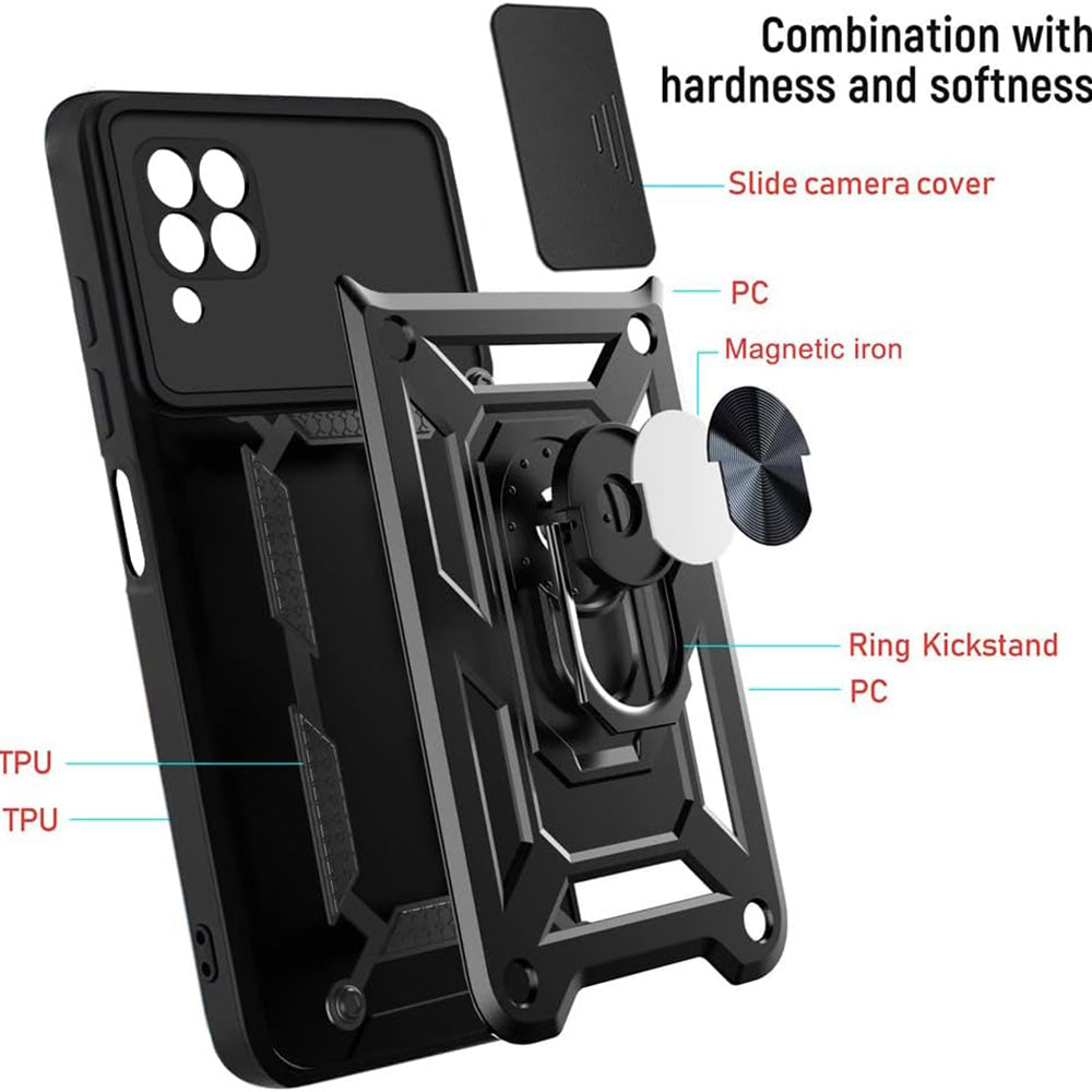 Husa de protectie Techsuit CamShield Series compatibila cu Huawei P40 Lite, acoperire spate, rose gold