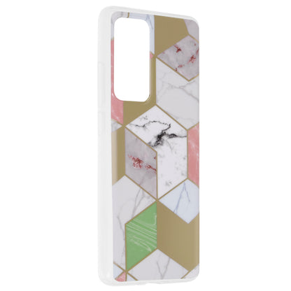 Husa de protectie Techsuit Marble Series compatibila cu Xiaomi 12X, acoperire spate, Purple Hex