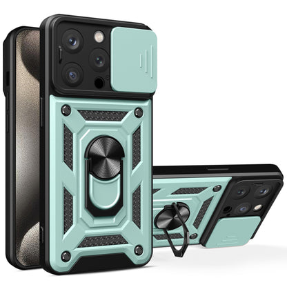 Husa de protectie Techsuit CamShield Series compatibila cu Apple iPhone 15 Pro, acoperire spate, verde