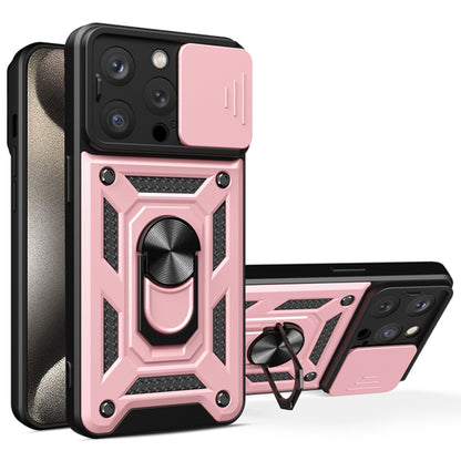 Husa de protectie Techsuit CamShield Series compatibila cu Apple iPhone 15 Pro, acoperire spate, rose gold