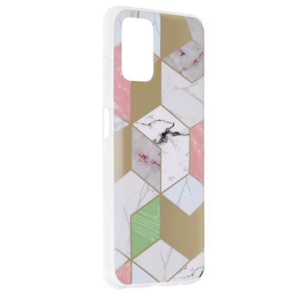 Husa de protectie Techsuit Marble Series compatibila cu Samsung Galaxy A03s, acoperire spate, Purple Hex