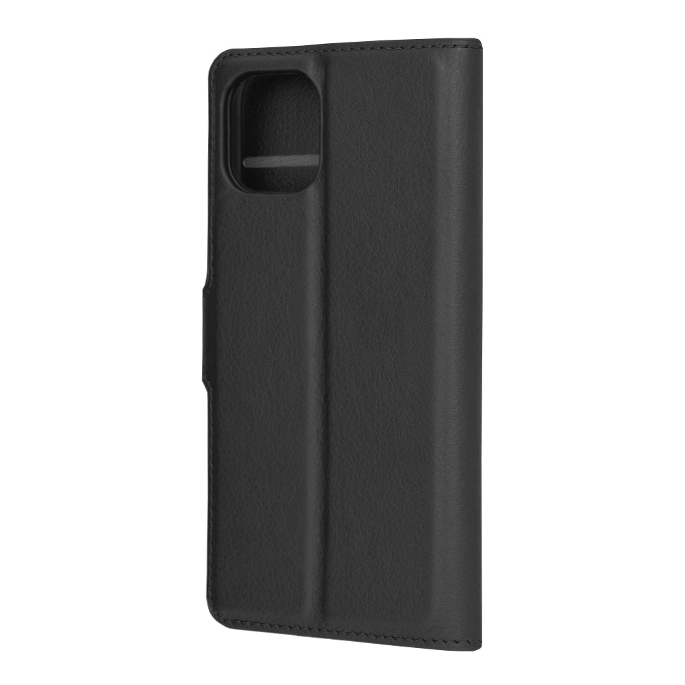 Husa de protectie Techsuit Leather Folio compatibila cu Apple iPhone 11 Pro, acoperire spate, negru