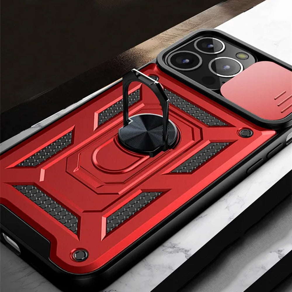 Husa de protectie Techsuit CamShield Series compatibila cu Apple iPhone 12 Pro, acoperire spate, rose gold