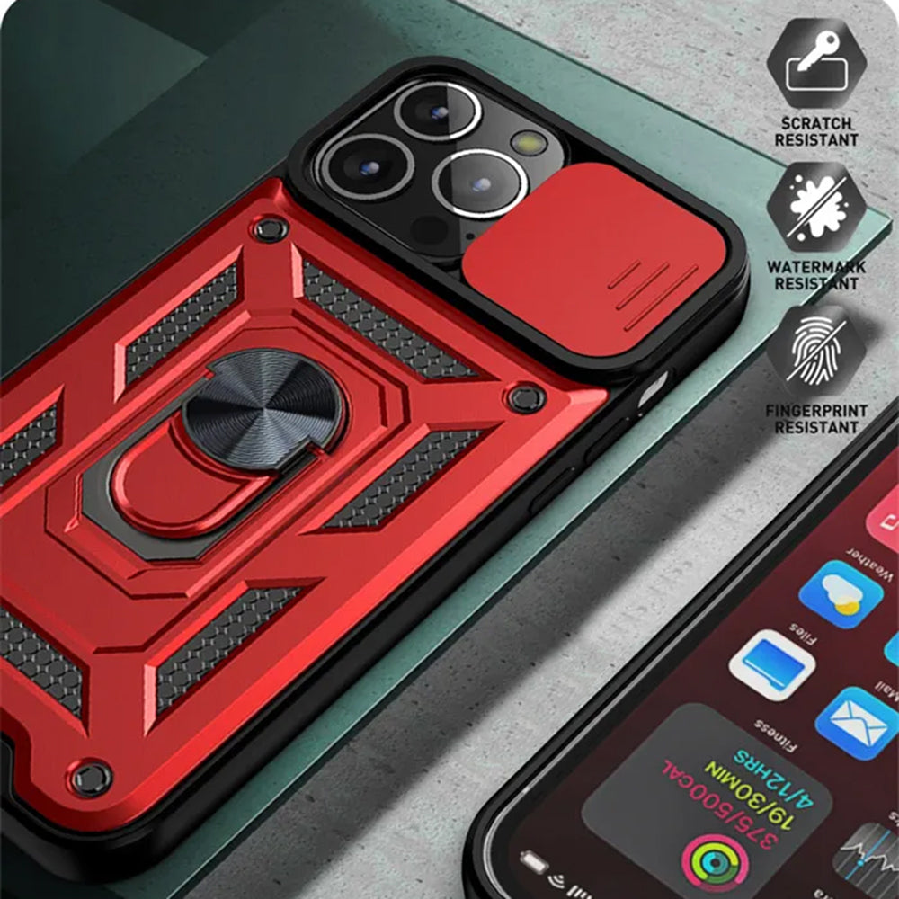 Husa de protectie Techsuit CamShield Series compatibila cu Apple iPhone 12, acoperire spate, rose gold
