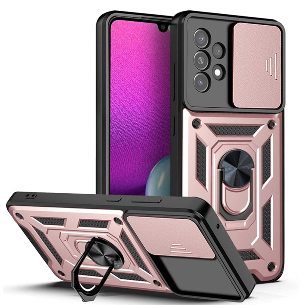 Husa de protectie Techsuit CamShield Series compatibila cu Samsung Galaxy A23 5G, acoperire spate, rose gold