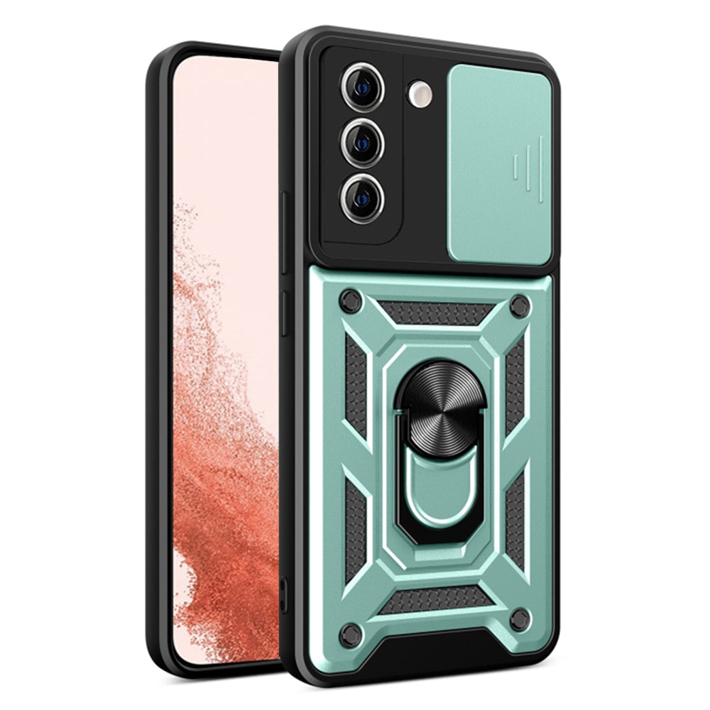 Husa de protectie Techsuit CamShield Series compatibila cu Samsung Galaxy S22 Plus 5G, acoperire spate, verde