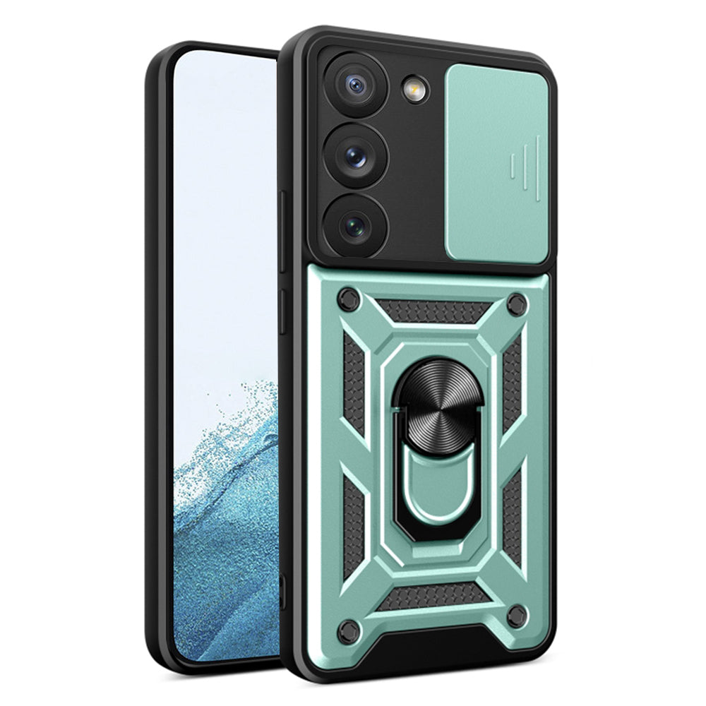Husa de protectie Techsuit CamShield Series compatibila cu Samsung Galaxy S22 5G, acoperire spate, verde