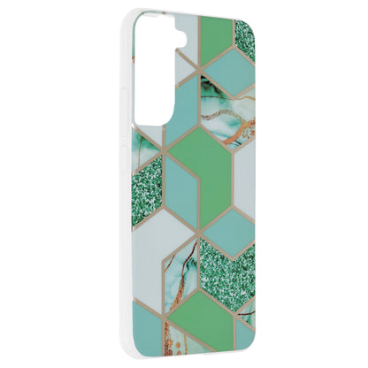 Husa de protectie Techsuit Marble Series compatibila cu Samsung Galaxy S22 Plus, acoperire spate, Green Hex