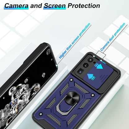 Husa de protectie Techsuit CamShield Series compatibila cu Samsung Galaxy S20 Ultra 5G, acoperire spate, rose gold