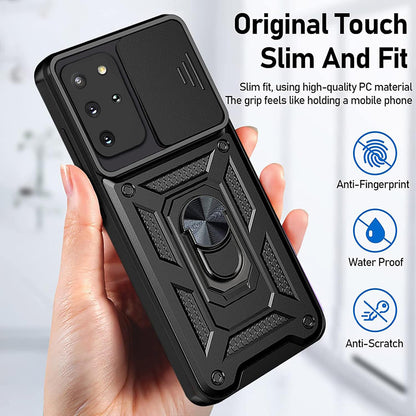 Husa de protectie Techsuit CamShield Series compatibila cu Samsung Galaxy S20 Plus 5G, acoperire spate, verde