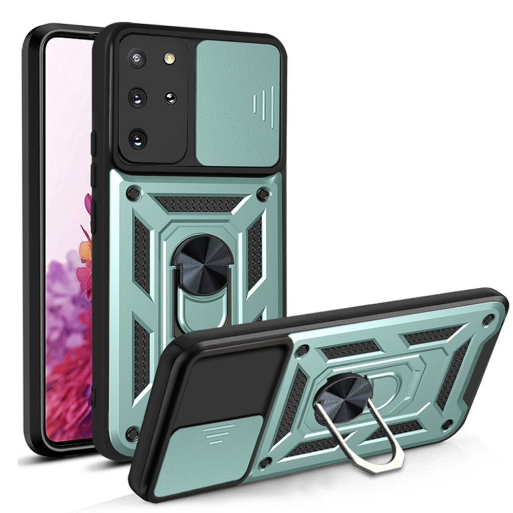 Husa de protectie Techsuit CamShield Series compatibila cu Samsung Galaxy S20 Plus 5G, acoperire spate, verde
