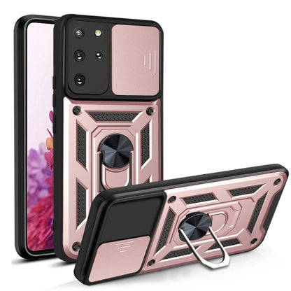 Husa de protectie Techsuit CamShield Series compatibila cu Samsung Galaxy S20 Plus 5G, acoperire spate, rose gold