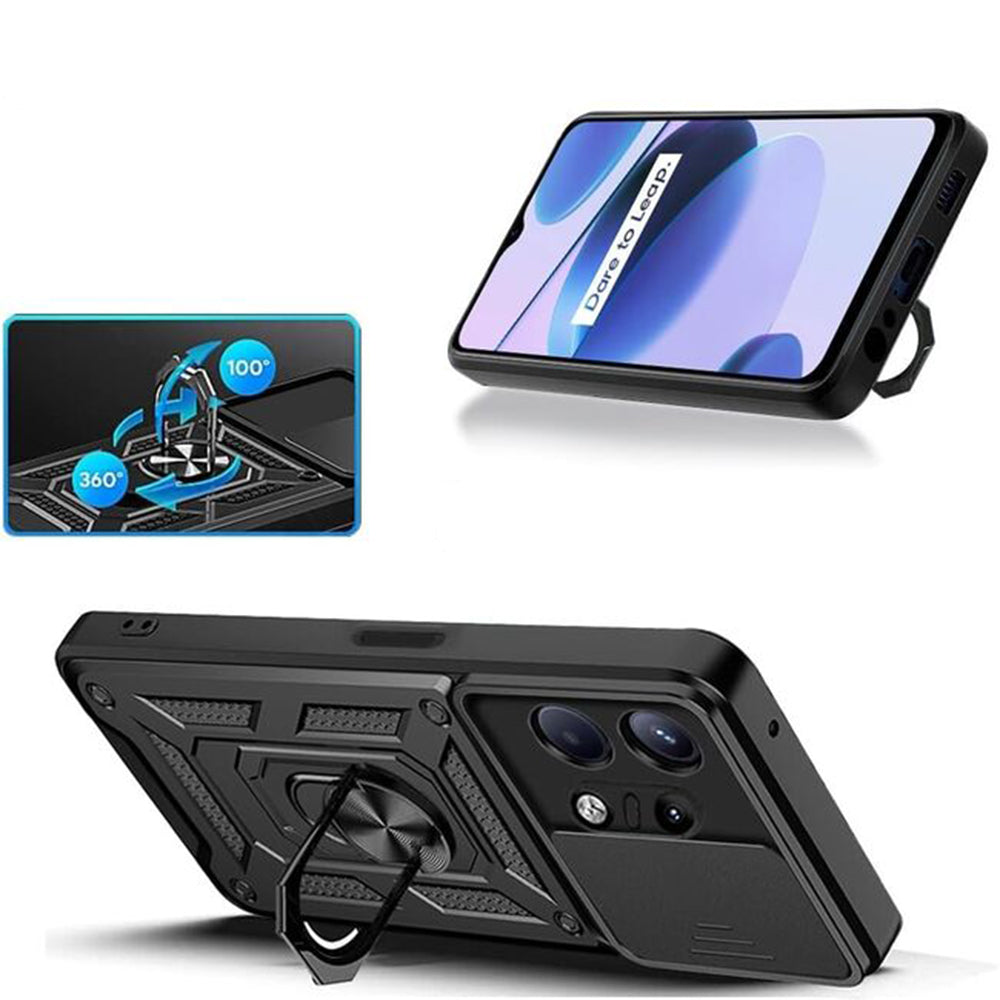 Husa de protectie Techsuit CamShield Series compatibila cu Motorola Edge 50 Pro, acoperire spate, rose gold