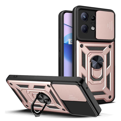 Husa de protectie Techsuit CamShield Series compatibila cu Motorola Edge 50 Pro, acoperire spate, rose gold