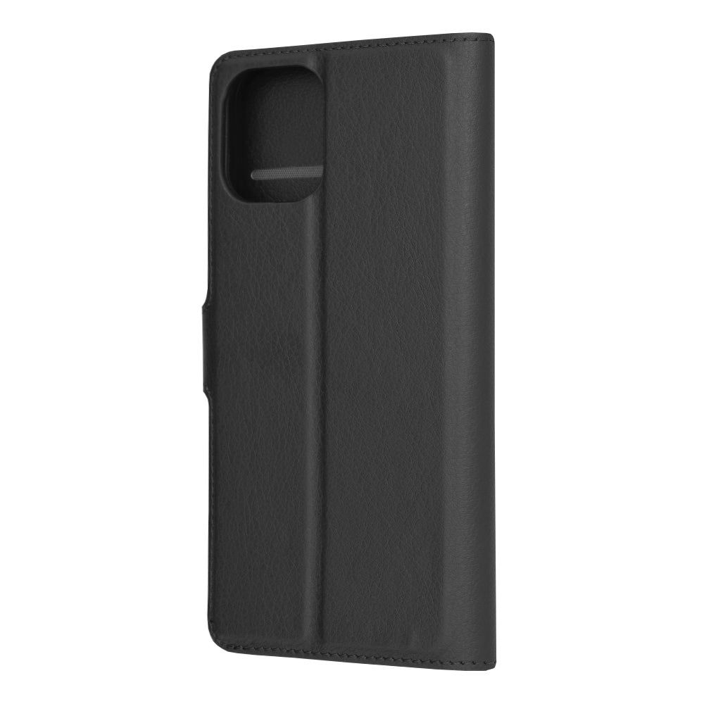 Husa de protectie Techsuit Leather Folio compatibila cu Apple iPhone 12 Pro Max, acoperire spate, negru