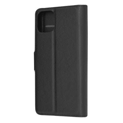 Husa de protectie Techsuit Leather Folio compatibila cu Apple iPhone 13, acoperire spate, negru