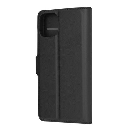 Husa de protectie Techsuit Leather Folio compatibila cu Apple iPhone 14, acoperire spate, negru