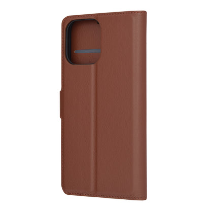 Husa de protectie Techsuit Leather Folio compatibila cu Apple iPhone 14 Pro Max, acoperire spate, maro