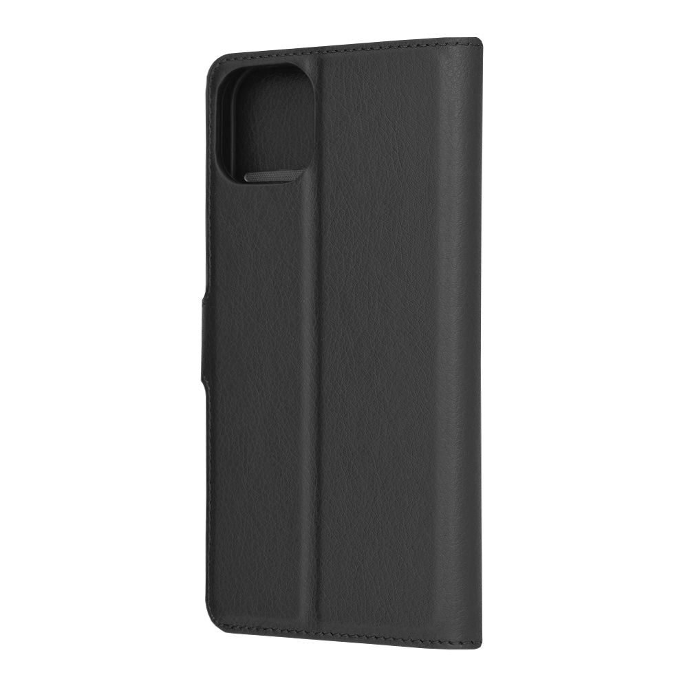 Husa de protectie Techsuit Leather Folio compatibila cu Apple iPhone 15 Plus, acoperire spate, negru