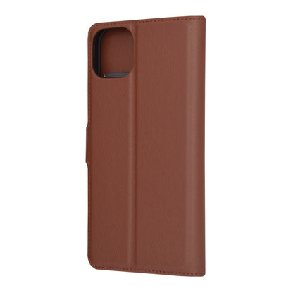 Husa de protectie Techsuit Leather Folio compatibila cu Apple iPhone 15 Plus, acoperire spate, maro