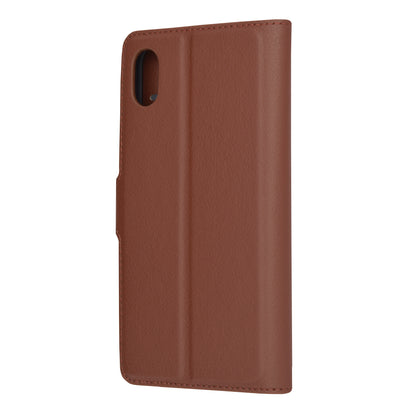 Husa de protectie Techsuit Leather Folio compatibila cu Apple iPhone XR, acoperire spate, maro
